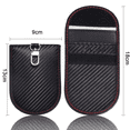 thumbnail image 4 of Key Fob Bag(2 Pack), Signal Blocking Key Fob case, RFID Key Fob Protector Pouch,Anti-Theft RFID Blocking Cage for Keyless Car Key(Carbon Fiber Fabric), 4 of 9