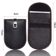 thumbnail image 4 of Bolsa para llavero (paquete de 2), funda para llavero con bloqueo de señal mejorada, bolsa protectora para llavero, jaula de bloqueo antirrobo para llave de coche sin llave, 4 of 8