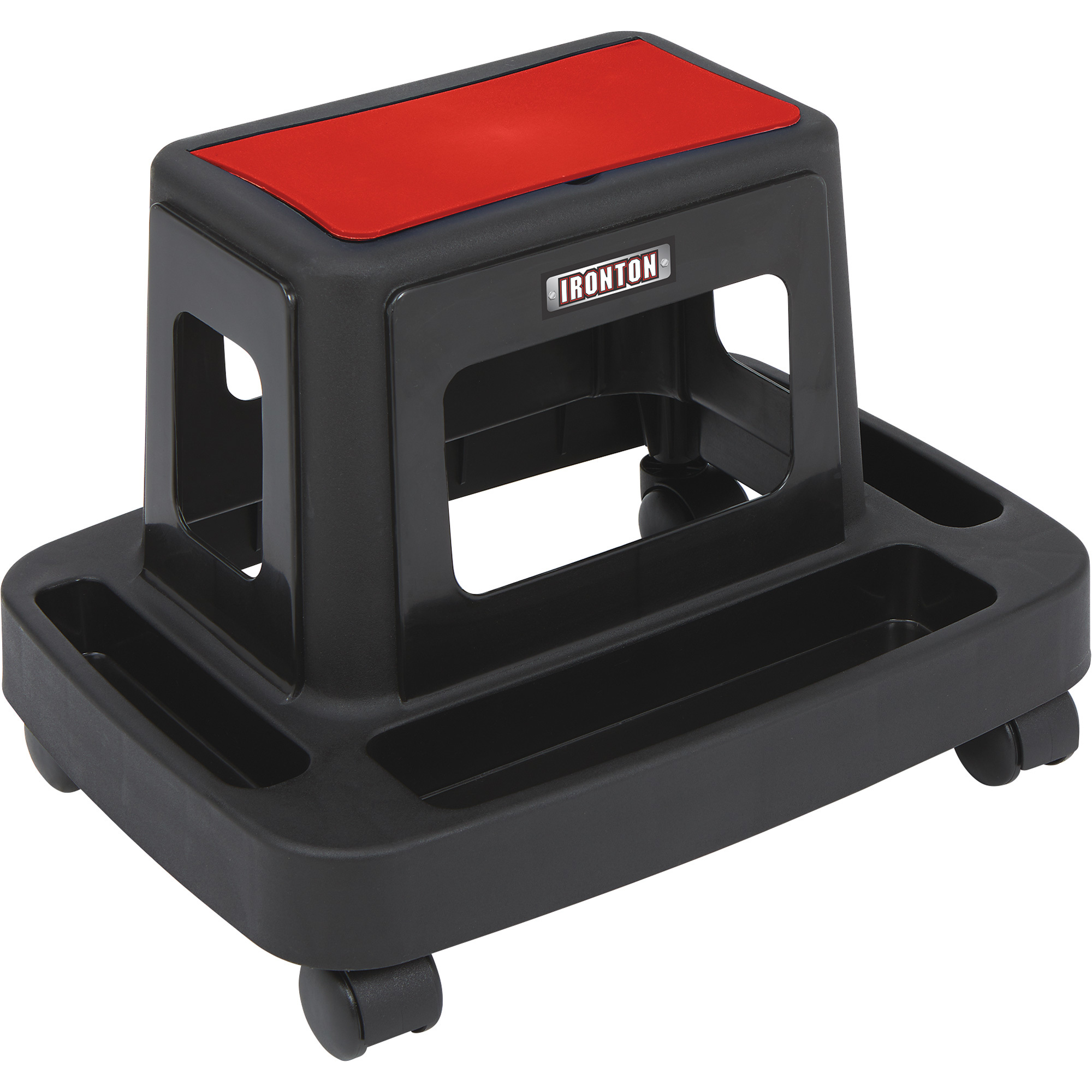 Ironton Rolling Work Seat 300Lb. Capacity, 13in.H