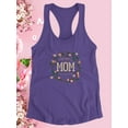 thumbnail image 3 of Best Mom Color Lacey Nature Racerback Tank Women -Image by Shutterstock, Female Medium, 3 of 4