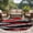 Red, variant on Round Area Rug 5 Ft, Red Black Stripes Washable Non-Slip Circle Carpet for Living Room/Bedroom, Modern Gradient Abstract Lines Art Low-Profile Runner Mats Collection Rugs for Indoor