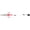 Tin Red, variant on VMC BDQST3#10BN Bladed Hybrid Quik Strike Trailer Hook 3", Black