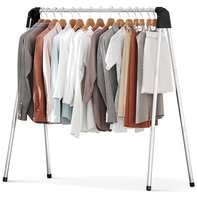 Tendedero plegable de acero inoxidable TOOLF de 124 cm