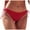 Z2-Wine, variant on vigerkar Women's Tie Side Bikini Bottom, Cheeky Coverage, Swimwear Separates AG, M