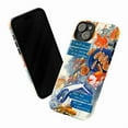thumbnail image 3 of Aesthetic Goldfish & Ocean Collage Phone Case, Inspirational Quote, Artistic Watercolor Design with Koi, Sea Creatures & Nature Elements, Fits iPhone 16 15 14 13 12 11 Pro Max Mini, 3 of 6