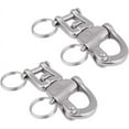 thumbnail image 1 of Snap Shackle for Boating, Stainless Steel Snap Shackle, Security & Durability with 316 Stainless Steel, Swivel Snap Shackle for Sailboat Spinnaker, Easy to Use Snap Shackle for Marine Applications, 1 of 5