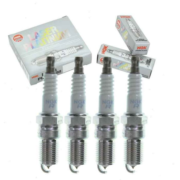 4 pc NGK Laser Platinum Spark Plugs compatible with Ford Escape 2.3L L4 2005