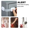 thumbnail image 5 of Buy 2 get 10% off Safety Strap Locks (7 Pack) For Fridge, Cabinets, Drawers, Dishwasher & More, Toilet- Adjustable Strap, No Drilling Required,Easy Installation, White, 5 of 5