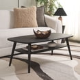 thumbnail image 2 of SAFAVIEH Karou Modern 2 Tier Wood Coffee Table, Black, 2 of 10