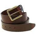 thumbnail image 3 of 1 1/2 Chestnut Oil Tanned Latigo Leather Belt Antique Brass Buckle, 3 of 4