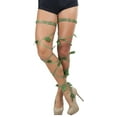 thumbnail image 5 of ToBeInStyle Womens Nature Party Summer Festival Ivy Leg Wraps - Green, 5 of 5