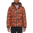 thumbnail image 1 of Chaqueta acolchada Tommy Hilfiger con logotipo abstracto naranja para hombre, 1 of 3