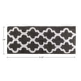 thumbnail image 6 of Lavish Home 28x54.5 Inch Bathroom Rug - Non Slip Cotton Bath Mat (Charcoal), 6 of 7