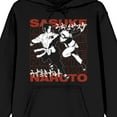 thumbnail image 2 of Naruto Shippuden Naruto & Sasuke Kanji Women's Black Hooded Sweatshirt-4XL, 2 of 3
