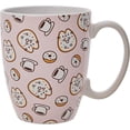 thumbnail image 2 of Pusheen Beignets Roses & Café Tasse en Grès 12oz, 2 of 2