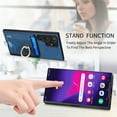 thumbnail image 6 of ELEHOLD Leather Case for Samsung Galaxy S23 Magnetic Detachable Card Holder Magnetic 2 in 1 Wallet Case with Ring Holder Kickstand Compatible with Mag Safe Shockproof Cover,blue, 6 of 8