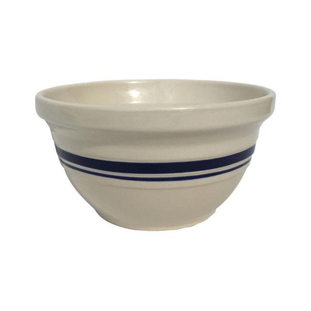 8 in. Dominion Ceramic Mixing Bowl Blue & White pack of 4 Walmart