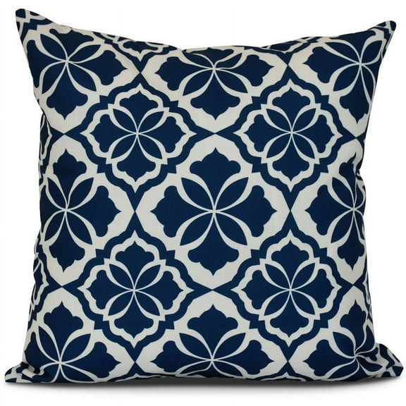 Simply Daisy, Tiki Square, Geometric Print Outdoor Pillow