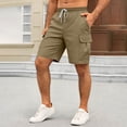 thumbnail image 2 of LWFFDAW Men's Swim Trunks with Liner Quick Dry Print Drawstring Elastic Waist Surfing Shorts Beach Lounge Swimsuit, 2 of 10