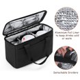 thumbnail image 3 of Portavasos Trunab, reutilizable, para 3 tazas, color negro, 3 of 8