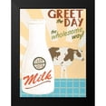 thumbnail image 2 of Vess, June Erica 15x18 Black Modern Framed Museum Art Print Titled - Farm-Fresh Milk, 2 of 5