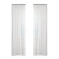 thumbnail image 1 of 2 Pcs Gauze Curtain Window Curtain Window Voile Curtains Sheer Curtain, 1 of 6