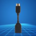 thumbnail image 4 of Lot de 4 câbles adaptateurs d'extension HDMI 1.4 mâle vers femelle haute vitesse plaqués or pour téléviseur et PC, 4 of 4