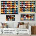 thumbnail image 4 of Designart "Colorful Patterns in the Cityscape III" Architecture Wall Decor, 4 of 5