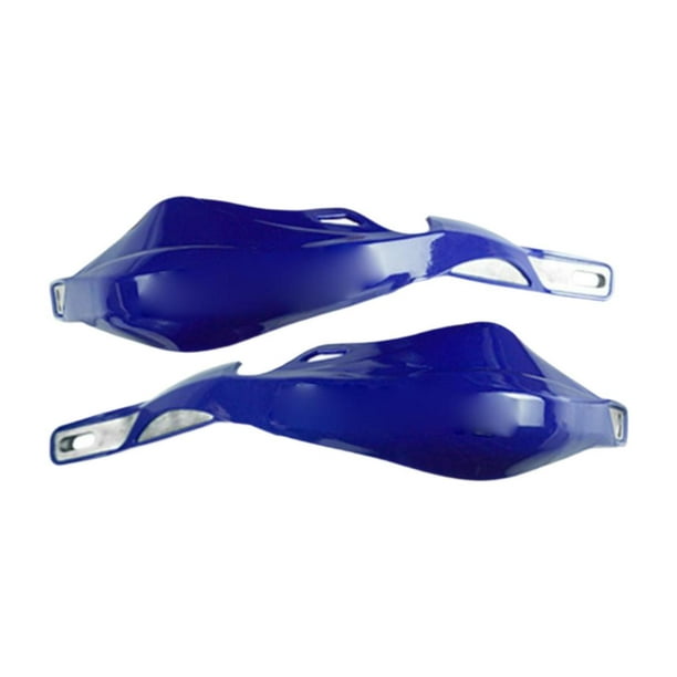 Protectores de manos genéricos para motocicleta, protectores de manillar, diseño sencillo, repuesto resistente. Azul