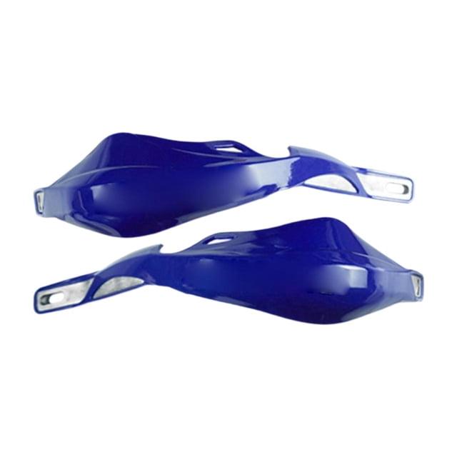 Paramanos genéricos para motocicletas de 22 mm y 28 mm, resistentes y de fácil instalación. Azul