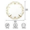 thumbnail image 4 of Round Placemat Heat Resistant & Wrinkle-Free Dining Table Decor Placemat For Home & Weddings Doves, 4 of 7