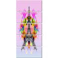 thumbnail image 2 of Design Art - Bright Paris Eiffel TowerCartoon, 2 of 3