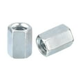 thumbnail image 1 of Unique Bargains 5pcs M10x14x20mm Coupling Nuts - Galvanized Carbon Steel Hex Threaded Rod Coupler, 1 of 4