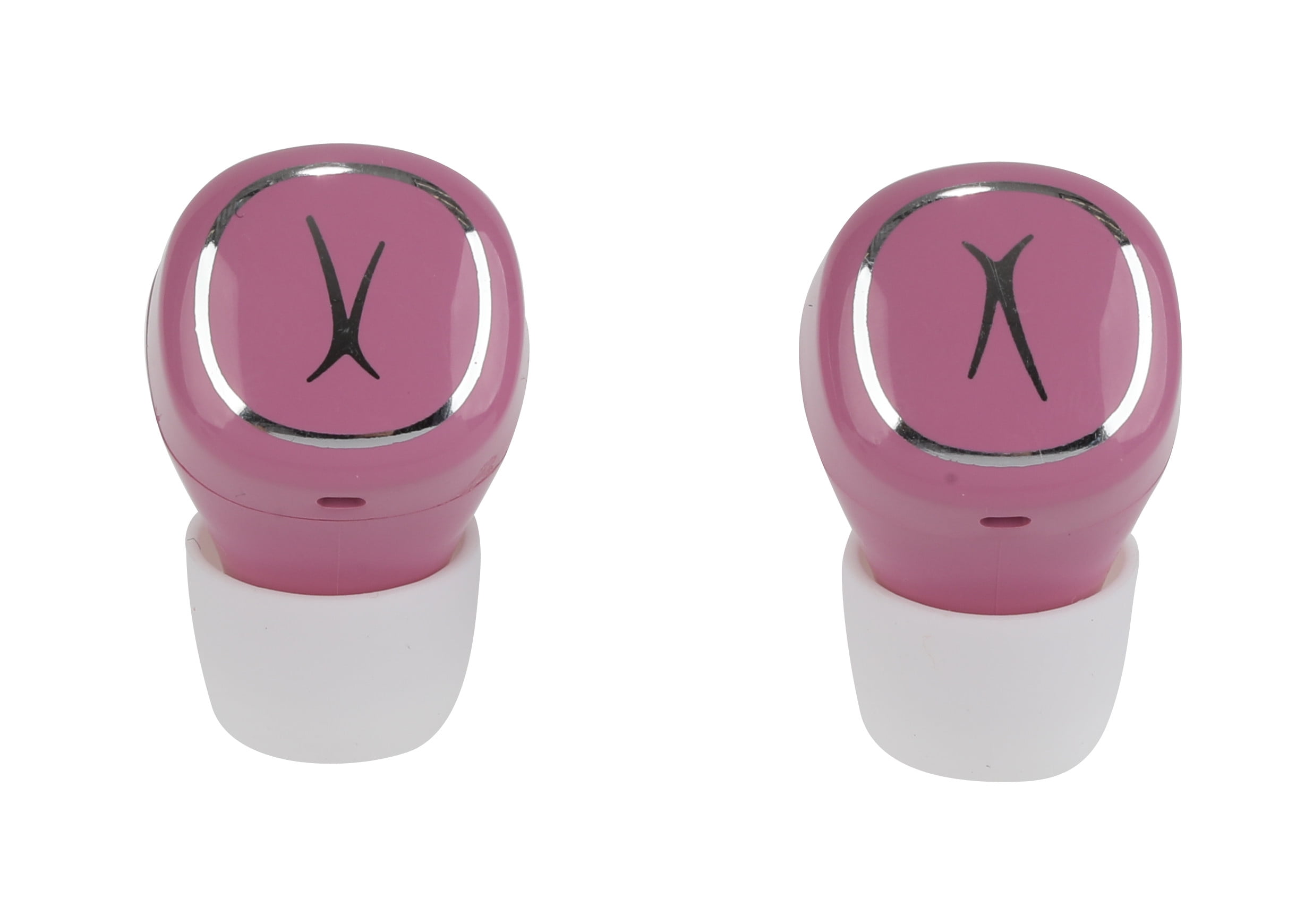 Altec Lansing True Wireless Bluetooth Earbuds, IPX5 Water-Resistant, Charging Case, 20 hours Listening Time- Purply Pink