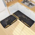 thumbnail image 7 of GZHJMY Kitchen Rugs 2 Piece Waterproof Non Slip Kitchen Mat 3 Kitchen Rug Set for Sink Office Kitchen Cafe, 19.7"x47.2"+19.7"x27.6" Carpet Runner, 7 of 7