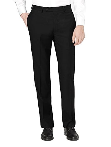 womens black dress pants walmart