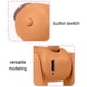 thumbnail image 4 of Lámparas De Plástico Lámpara de escritorio LED recargable por USB con luz nocturna de ciervo naranja para decoración de habitación de niños (1 unidad) JASKFLY, 4 of 8
