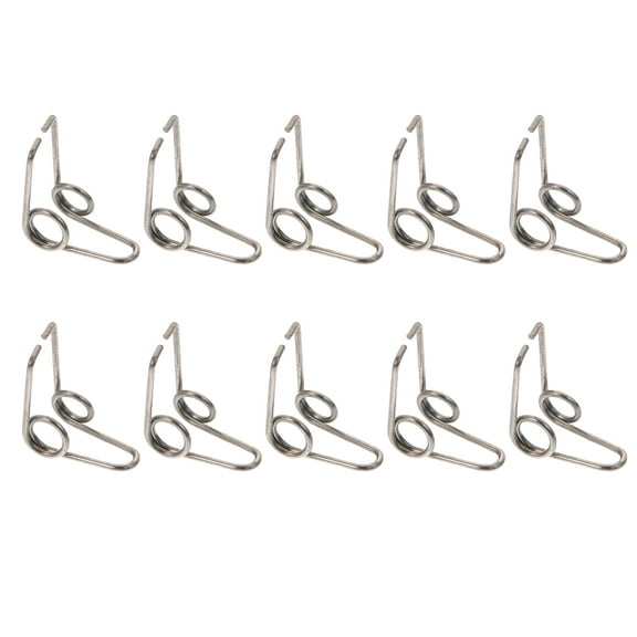 OUNONA Trumpet Drain Springs 10Pcs Sturdy Iron Replacement Parts for Trumpet Maintenance and Repair