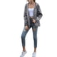thumbnail image 1 of Sonducket Chubasquero ligero para mujer, impermeable, con capucha, cortavientos para exteriores, plegable, para senderismo, Camping, trajes para mujer Prendas para la parte del cuerpo Gris oscuro S, 1 of 6