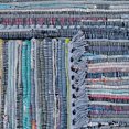 thumbnail image 5 of Safavieh Rag Rug Collection RAR121D Handmade Boho Stripe Cotton Runner, 23" x 8 , Purple / Multi, 5 of 5