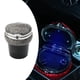 thumbnail image 2 of Cenicero de coche con LED Mini bote de basura interior sin humo con tapa decorativa para gris, 2 of 9