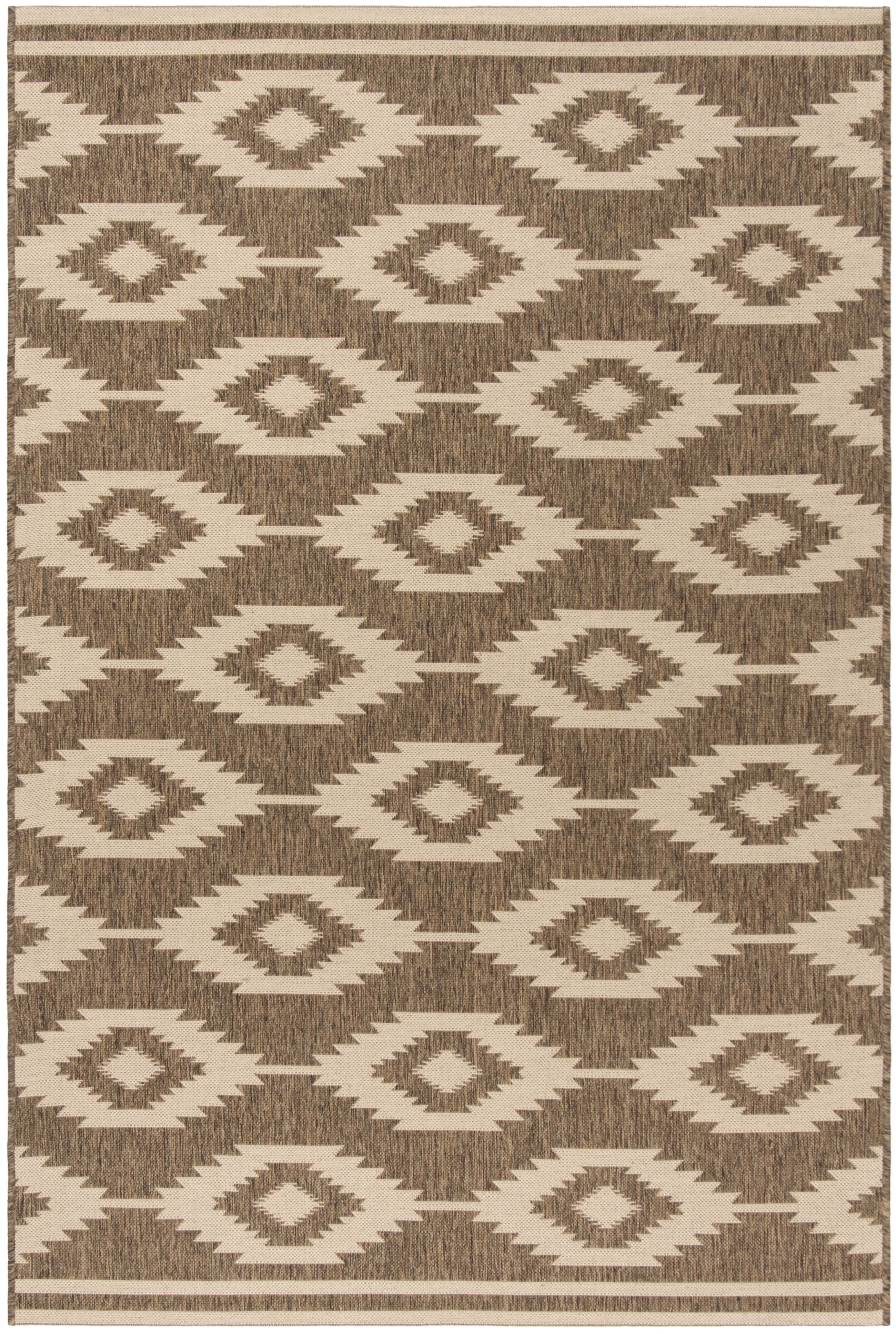 SAFAVIEH Linden Celandine Geometric Area Rug, Cream/Beige, 5'1" x 7'6"