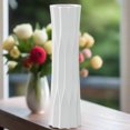 thumbnail image 4 of Kaia Ceramic Embossed Diamond Vases, 4 of 8