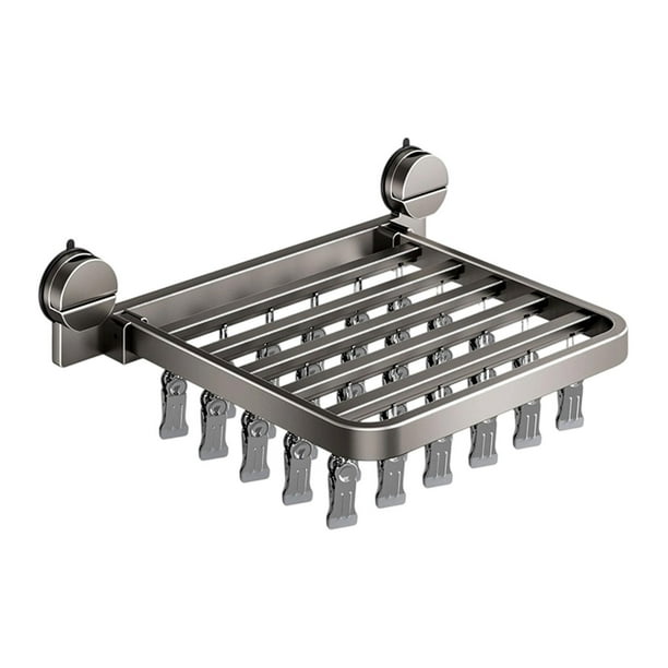 Perchero para secar calcetines con ventosa, multifuncional, para ropa interior 30 clips