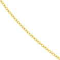 thumbnail image 4 of 14K White Gold Women's 16" 1.80mm Diamond Cut Open Cable Chain Necklace, 4 of 4