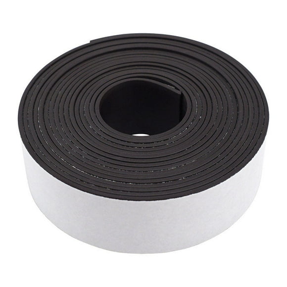 Cinta magnética con fuente magnética de 3 m, negra, 30 cm de largo x 2,54 cm de ancho