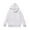 White, variant on KPOPLK Boys zip up hoodie Fleece long sleeve essentials hoodie for Boys Girls Athletic Kids Clothes(Grey##5,7-9 Years)
