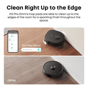 eufy X10 Pro Omni Robot Vacuum and Mop Combo, Incredible Suction, Dual Mops with 12 mm Auto-Lift and Carpet Detection, AI Obstacle Avoidance and Official Floor Cleaning Solutions (2 Bottles)