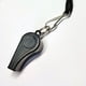 thumbnail image 4 of Silbato de supervivencia con cordón para niños, negro, ecológico, árbitro de plástico mediano Sailing Electrónica, 4 of 5
