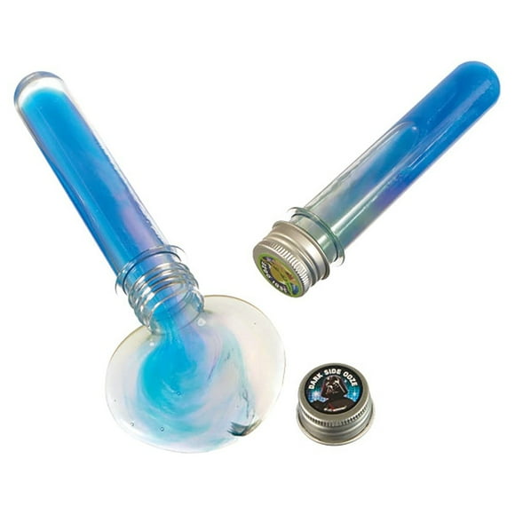 Galactic Slime Adventures - 4 Pack of Vibrant Blue Space Ooze - 1" x 2.125" - Ideal for Fans and Collectors - Cosmic Fun in Every Drop!